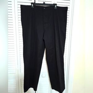 George Men's 44x30 Black Slacks